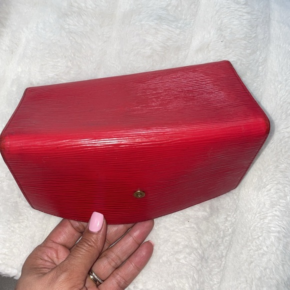 Louis Vuitton Red Epi Long Wallet Pouch - Picture 13 of 16
